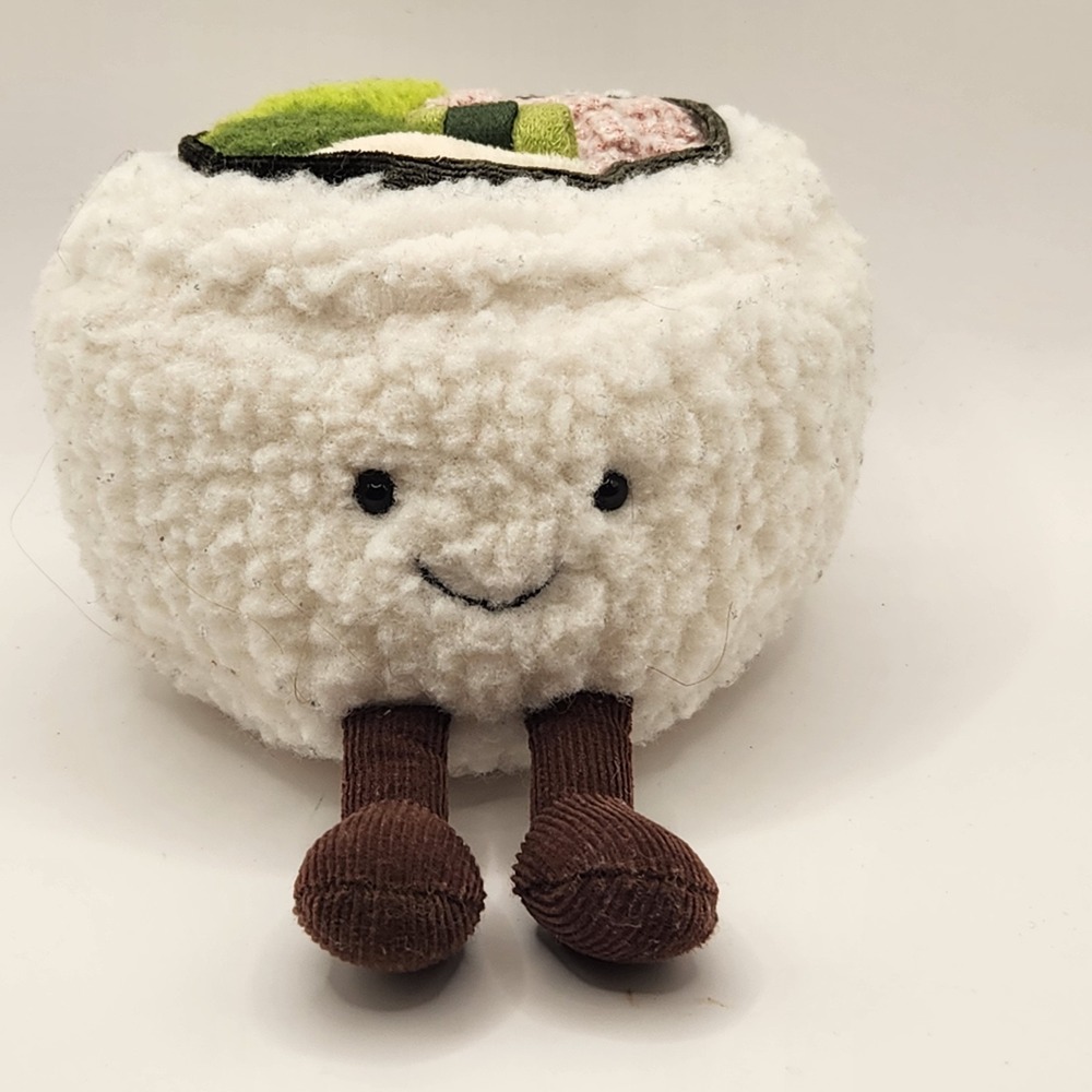 🍣 Jellycat Silly Sushi California Plush Retired Rare Food Stuffed Toy Soft Cute